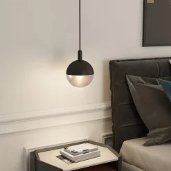 Lucande Dustian pendellampe, glaskugle