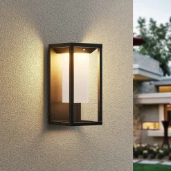 Lucande Eliel LED-solcellevæglampe