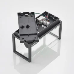 Lucande Elwin væglampe, 1 lyskilde, sensor