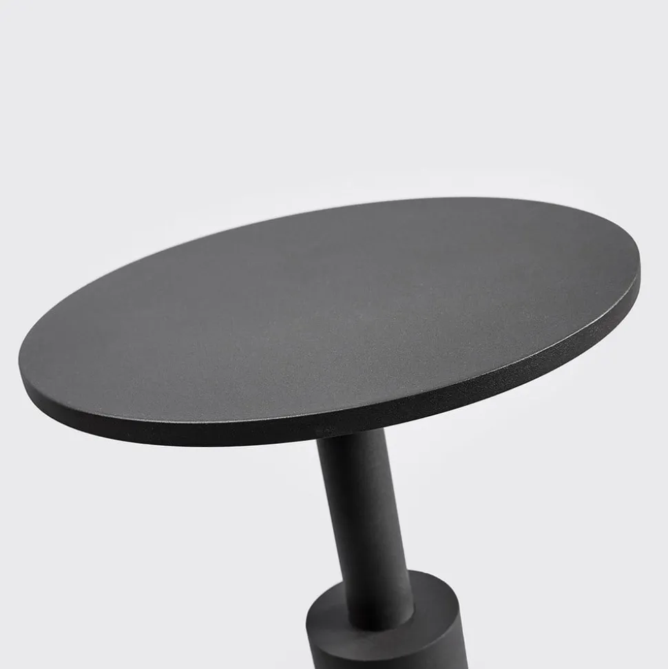 Lucande Fenia LED-vejlampe, 100 cm, sensor, IP54, antracit