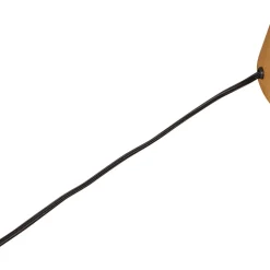 Lucande gulvlampe Fabrena, naturfarvet, bambus, højde 138 cm