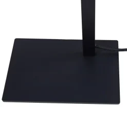 Lucande gulvlampe Lysias, sort, metal, højde 143,2 cm