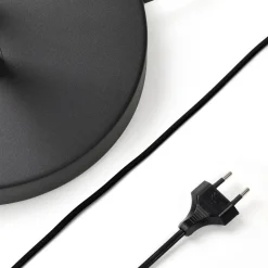 Lucande gulvlampe Medira, sort, 2 lyskilder, justerbar, GU10