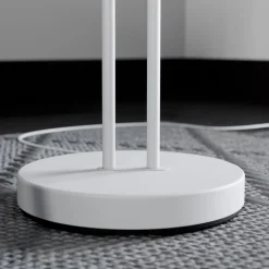 Lucande gulvlampe Medira, hvid, 2 lyskilder, justerbar, GU10