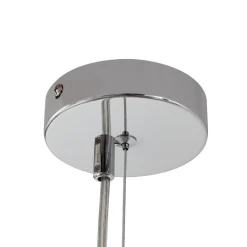 Lucande hængelampe Diborah, klar, Ø 43 cm, glas, G9