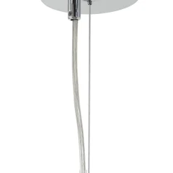 Lucande hængelampe Diborah, klar, Ø 43 cm, glas, G9