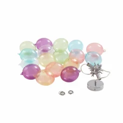 Lucande hængelampe Diborah, Ø 40 cm, farvet, glas, G9