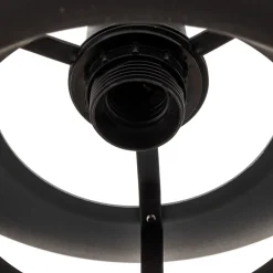 Lucande hængelampe Kellina, Ø 48 cm, sort, metal