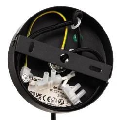 Lucande hængelampe Kellina, Ø 48 cm, sort, metal