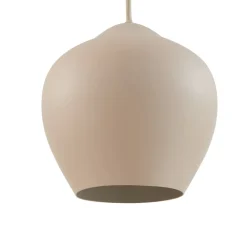 Lucande hængelampe Malisa, beige, 3 lyskilder, metal, 90 cm