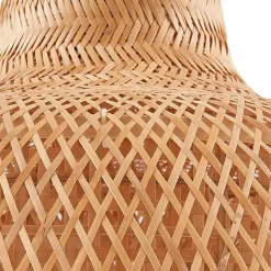 Lucande hængelampe Rasmina, bambus, Ø 50 cm, 1 lyskilde