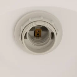 Lucande hængelampe Sharvil, 3 lyskilder, hvid, glas, 97 cm