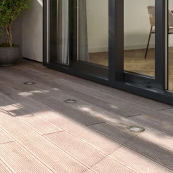 Lucande LED nedgravningslampe Ava, Ø 12 cm, rund, IP67