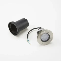 Lucande LED nedgravningslampe Ava, Ø 12 cm, rund, IP67