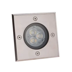 Lucande LED nedgravningslampe Ava, 12 cm x 12 cm, IP67