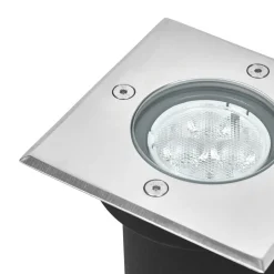 Lucande LED nedgravningslampe Ava, 12 cm x 12 cm, IP67