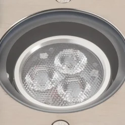 Lucande LED nedgravningslampe Jos, kantet, drejelig, IP67