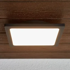 Lucande LED udendørs loftlampe Mabella, 23 cm, antracit