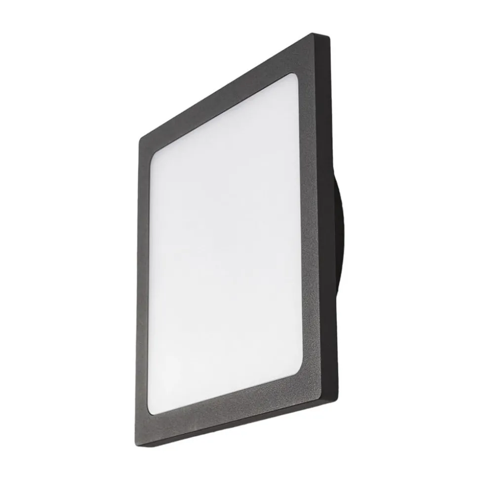 Lucande LED udendørs loftlampe Mabella, 23 cm, antracit