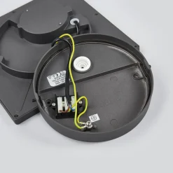 Lucande LED udendørs loftlampe Mabella, 23 cm, antracit