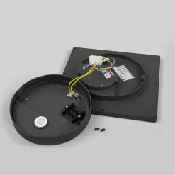 Lucande LED udendørs loftlampe Mabella, 23 cm, sensor, IP65