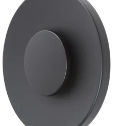 Lucande LED udendørs væglampe Kayana, sort, aluminium, 24 cm