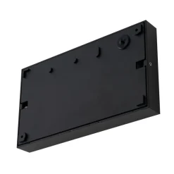 Lucande LED udendørs væglampe Weno, sort, aluminium, IP65