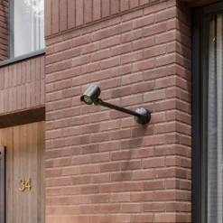 Lucande LED udendørsspot Beatrix, 58 cm, antracit, aluminium