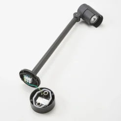 Lucande LED udendørsspot Beatrix, 58 cm, antracit, aluminium