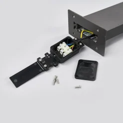 Lucande LED-gadelampe Juvia, 100 cm, bevægelsessensor, IP54