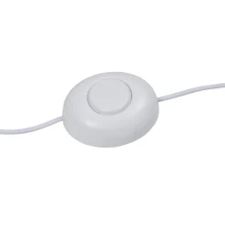 Lucande LED-gulvlampe Audrina, beige, metal, dæmpbar