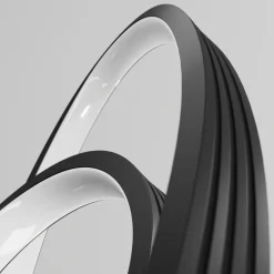 Lucande LED-gulvlampe Bronwyn, 122 cm, antracit, aluminium