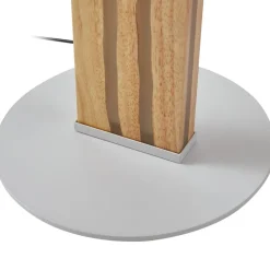 Lucande LED-gulvlampe Silja, 101 cm, træ, resin, 3000K