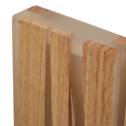 Lucande LED-gulvlampe Silja, 101 cm, træ, resin, 3000K