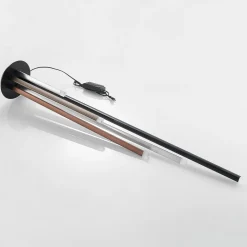 Lucande LED-gulvlampe Stoika, 150 cm, 5 lyskilder, metal