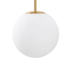 Lucande LED-hængelampe Joran, 3 lyskilder, hvid, glas