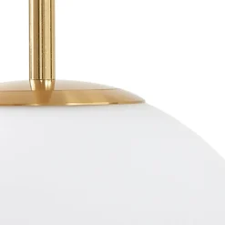 Lucande LED-hængelampe Joran, 3 lyskilder, hvid, glas