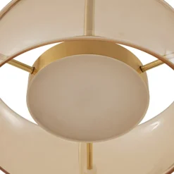 Lucande LED-hængelampe Martis, ravfarvet, 3 lyskilder, dæmpbar