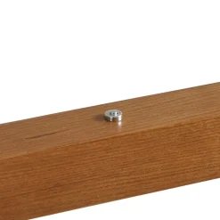 Lucande LED-hængelampe Nihalo, træ, 122 cm, dæmpbar, CCT