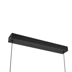 Lucande LED-hængelampe Nivara, 117 cm, guld, metal