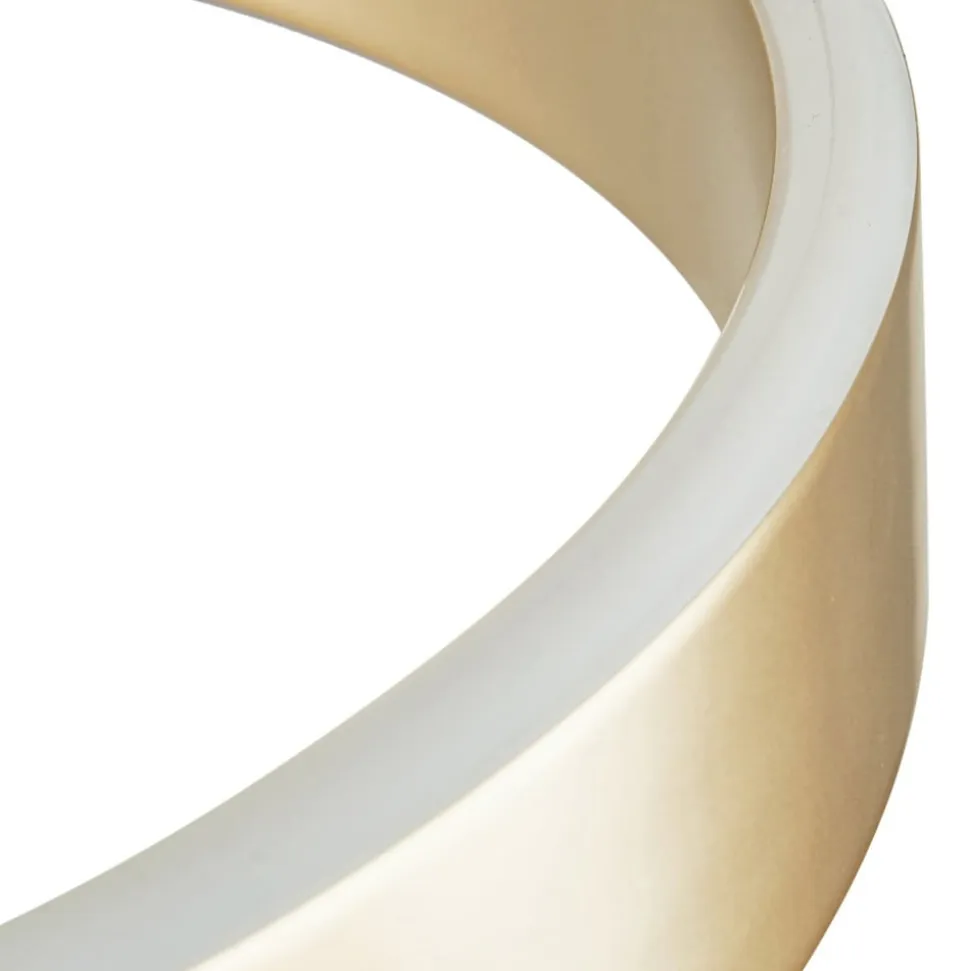 Lucande LED-hængelampe Tindra, Ø 40 cm, guld, dæmpbar