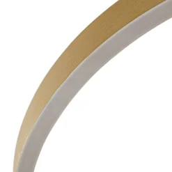 Lucande LED-hængelampe Yonam, Ø 60 cm, 1 lyskilde, guld, CCT