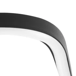 Lucande LED-loftlampe Amiya, 64 cm, sort, aluminium