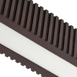 Lucande LED-loftlampe Emara, mørkt træ, eg, dæmpbar