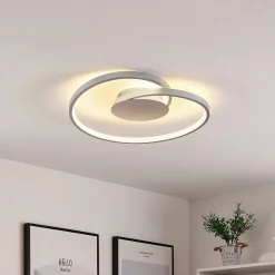 Lucande LED-loftlampe Enesa, Ø 46 cm, 2.700 K, dæmpbar