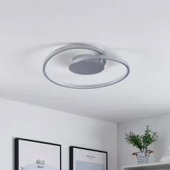 Lucande LED-loftlampe Enesa, Ø 46 cm, 2.700 K, dæmpbar