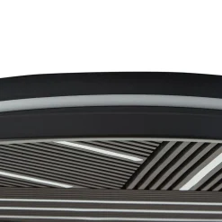 Lucande LED-loftlampe Orven, træ, Ø 50 cm, dæmpbar