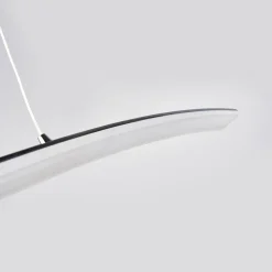 Lucande LED-pendellampe Lorian, 99 cm, krom, metal