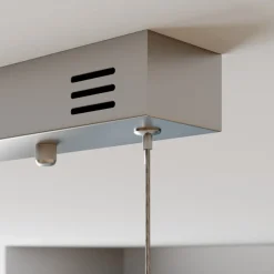 Lucande LED-pendellampe Lyani, 115 cm, 3 lyskilder, krom, dæmpbar