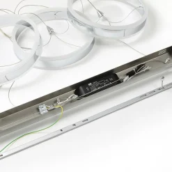 Lucande LED-pendellampe Lyani, 115 cm, 3 lyskilder, krom, dæmpbar